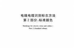 GBT 6995.2-2008 电线电缆识别标志方法 第2部分：标准颜色