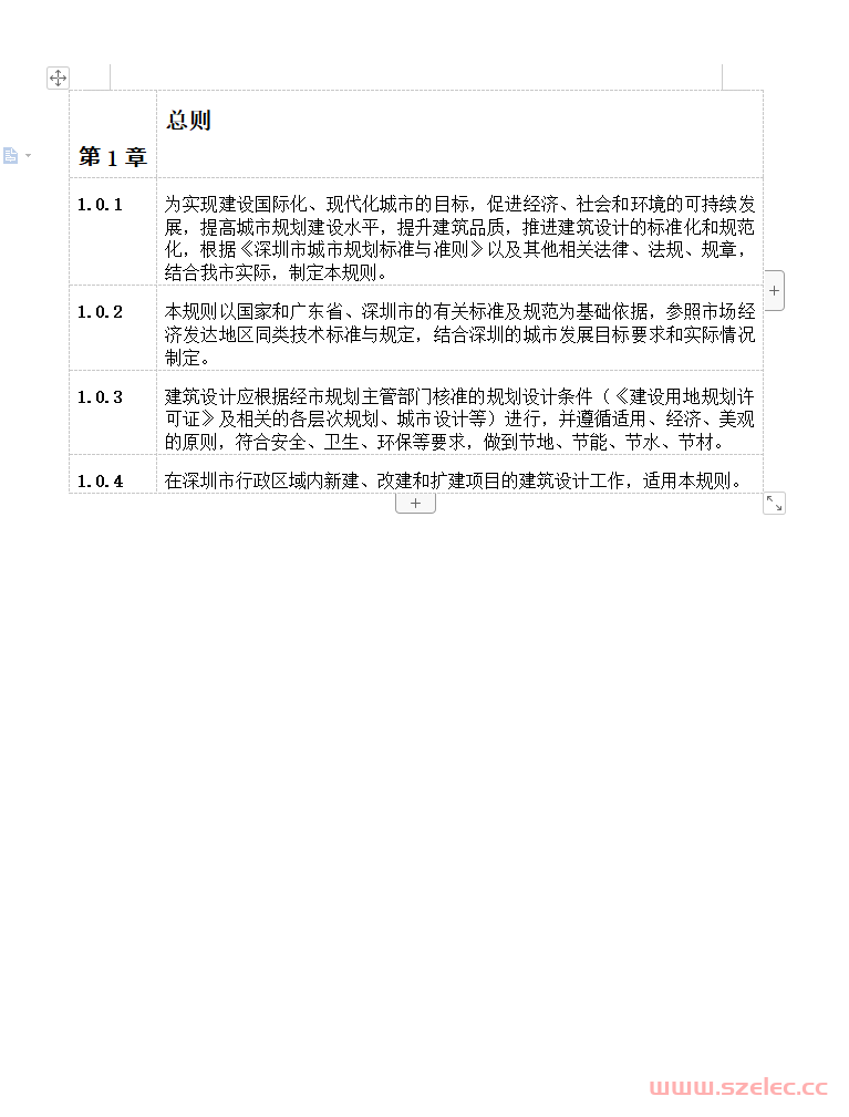 《深圳市建筑设计规则》2019