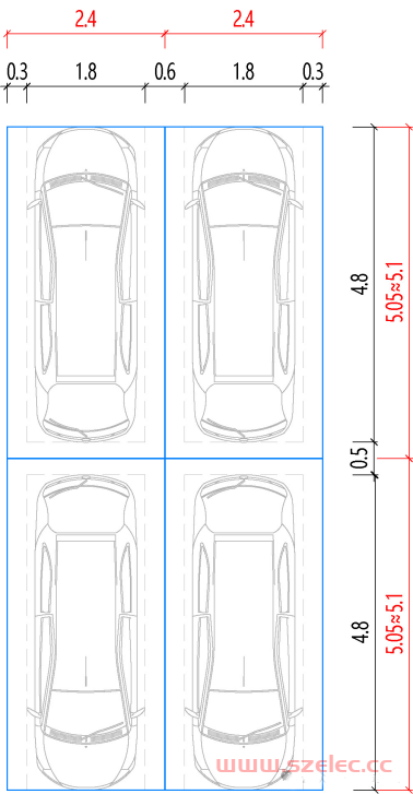 标准停车位的尺寸是多少？怎么测量？​ 第4张